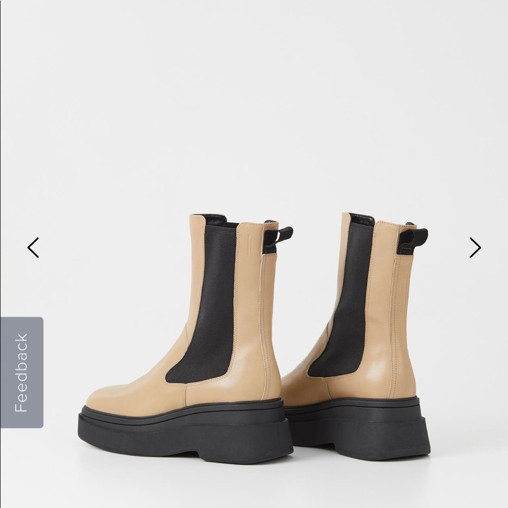 Vagabond Cream Boots